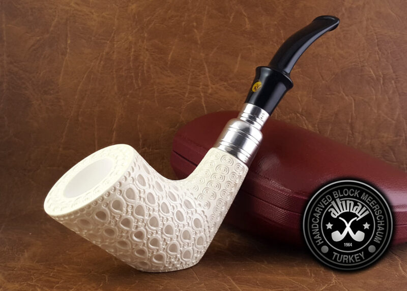 Dublin Silver Spigot Meerschaum Pipe