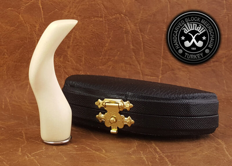 Unique Unibody Meerschaum Tamper in Fitted Case