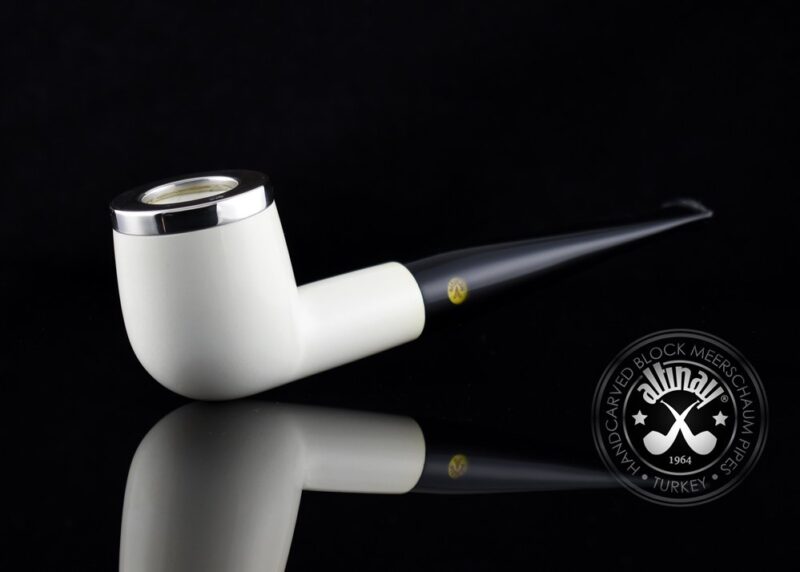 Pot with Silver Tap Meerschaum Pipe