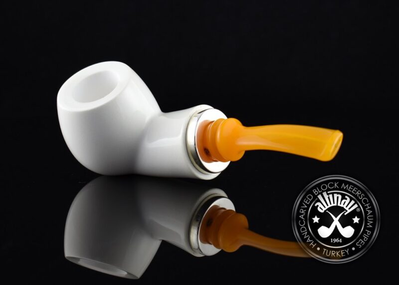 Reverse Calabash Meerschaum Pipe