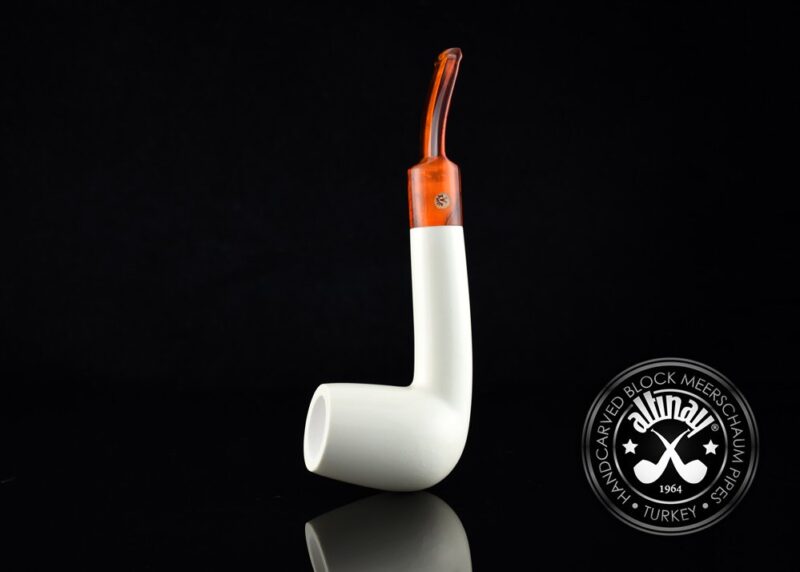 Half Bent Lovat Meerschaum Pipe