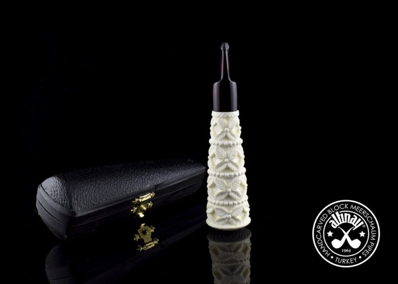 Carved Meerschaum Cigarette Holder