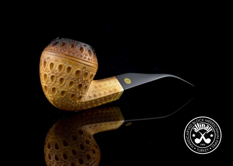 Calcined Bulldog Meerschaum Pipe