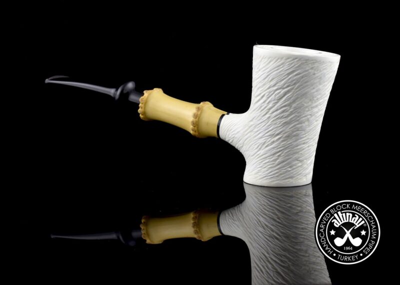 Bamboo Cherrywood Meerschaum Pipe 35900