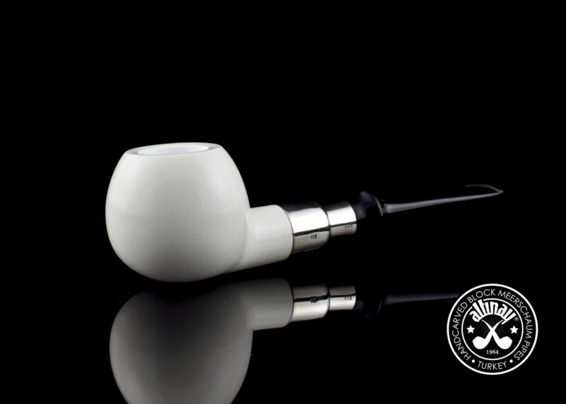 Apple Silver Spigot Meerschaum Pipe