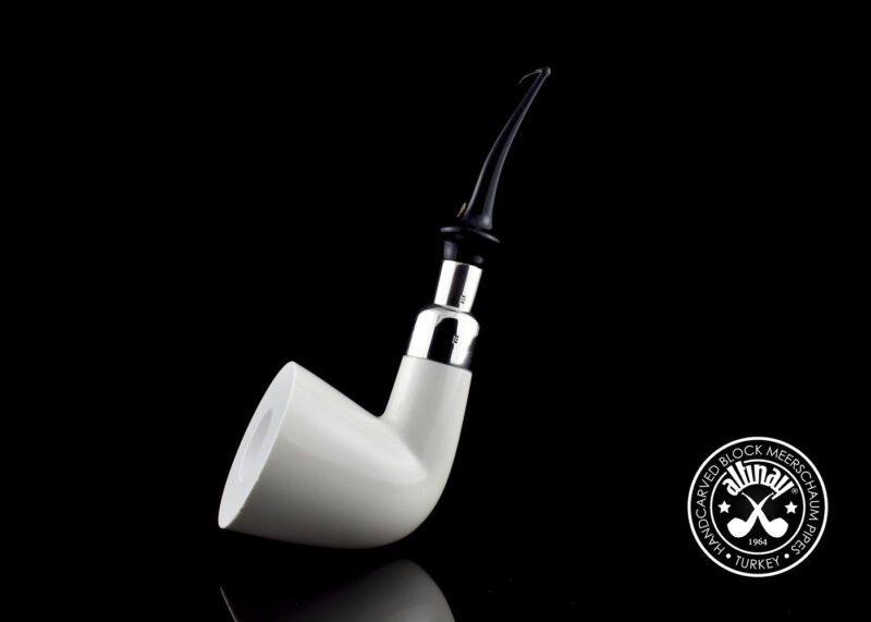 Calabash Silver Spigot Meerschaum Pipe