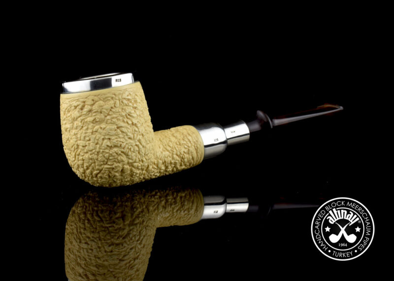 Apple Silver Spigot Meerschaum Pipe