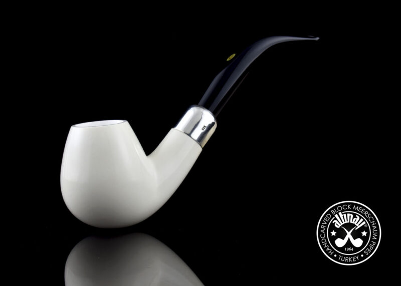 Brandy Silver Army Meerschaum Pipe