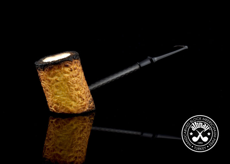 Carbon Fiber Series Poker Meerschaum Pipe