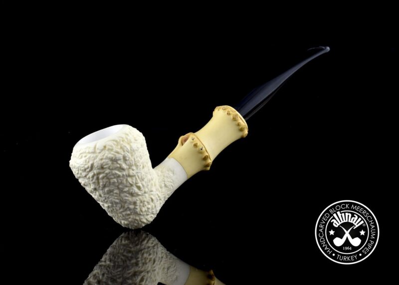 Acorn Meerschaum Pipe with Bamboo