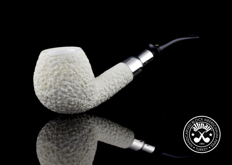 Apple Silver Spigot Meerschaum Pipe