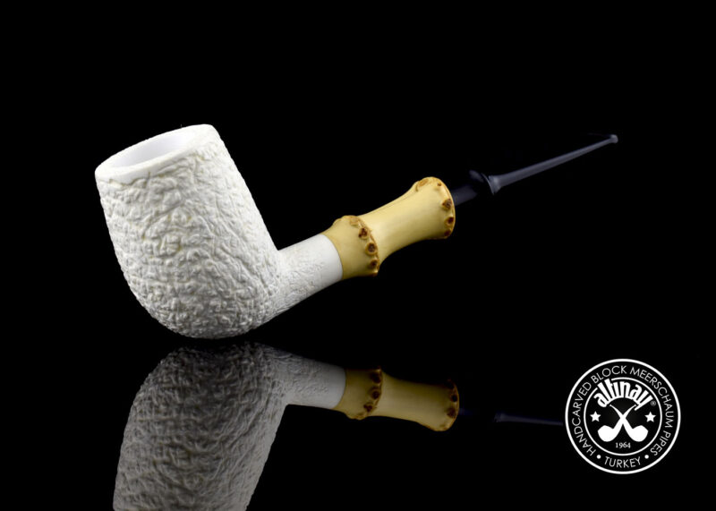 Bamboo Billiard Meerschaum Pipe