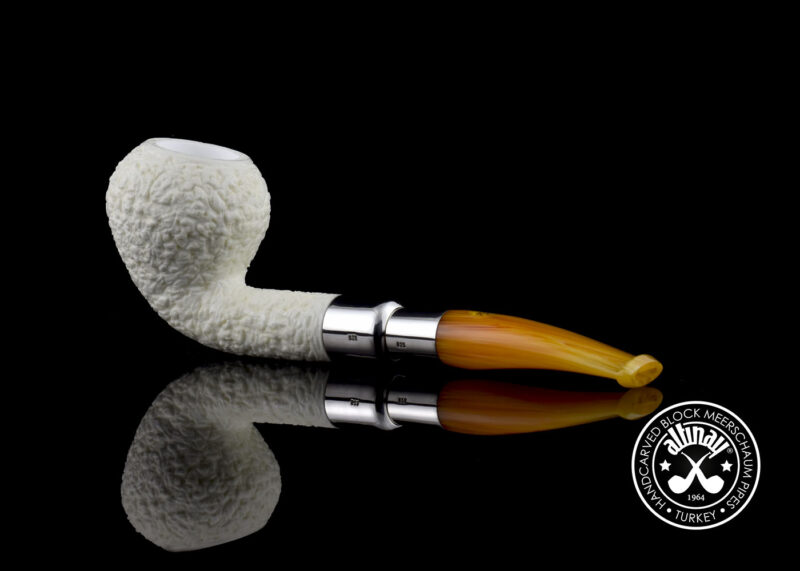 Rhodesian Silver Spigot Meerschaum Pipe