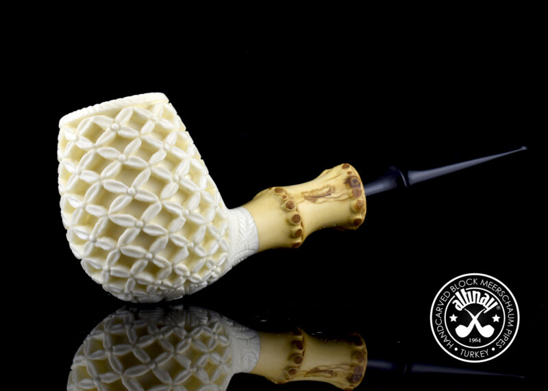 Bamboo Brandy Meerschaum Pipe