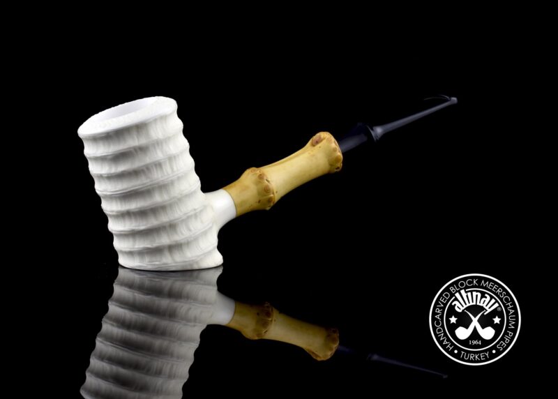 Bamboo Poker Meerschaum Pipe