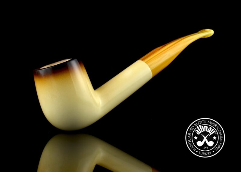 Lee Van Cleef Style Billiard Meerschaum Pipe