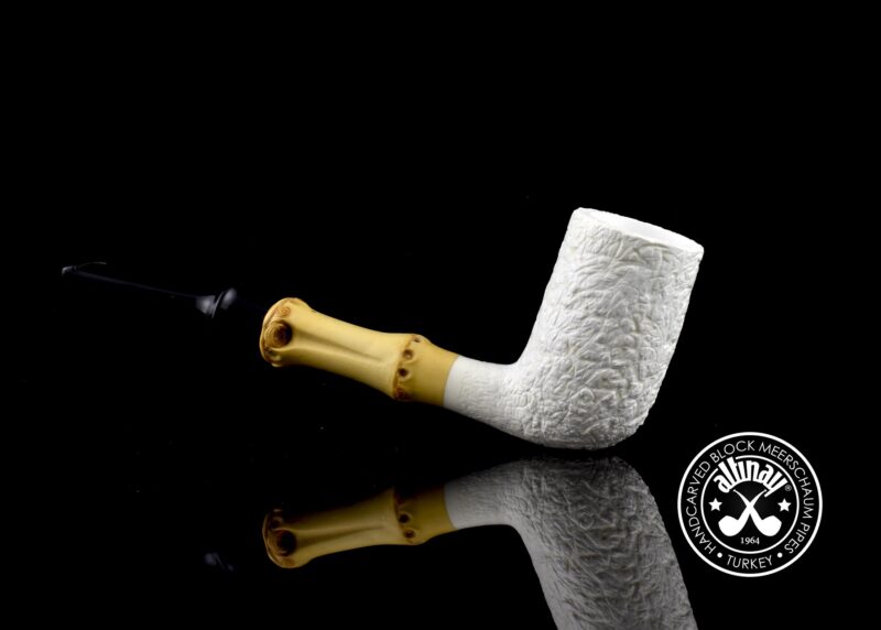 Bamboo Billiard Meerschaum Pipe