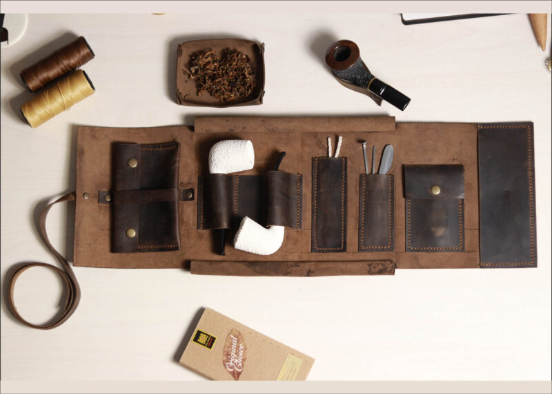 Leather Pipe Roll