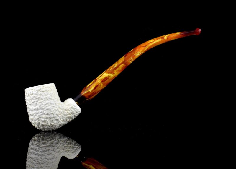 Billiard Churchwarden Meerschaum Pipe M