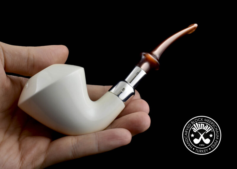 Smooth Dublin Spigot Meerschaum Pipe 51695