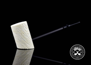 carbon fiber series poker meerschaum pipe