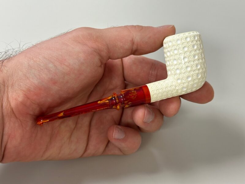 billiard meerschaum pipe