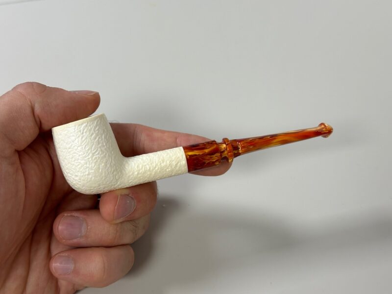 billiard meerschaum pipe