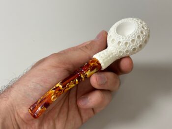 squat tomato meerschaum pipe