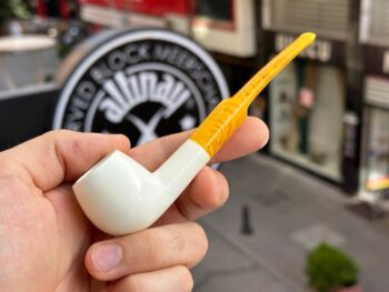 Apple Meerschaum Pipe Translucent A++ 10011