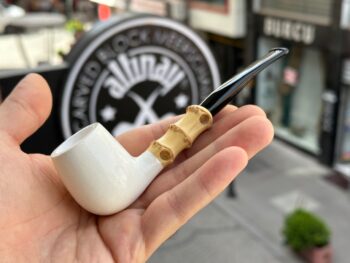 Bamboo Billiard Meerschaum Pipe Translucent A+++ 100015