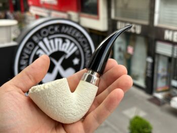 Dublin Meerschaum Pipe with Silver Band 10281