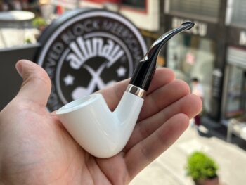 Dublin Meerschaum Pipe with Silver Band 10335