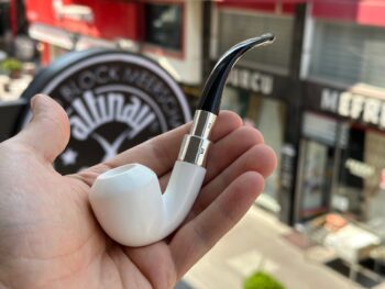 Dublin Silver Spigot Meerschaum Pipe 40005