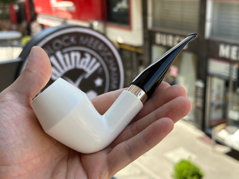 Rhodesian Meerschaum Pipe Translucent A++ 100207