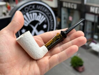 Zulu Meerschaum Pipe with Resin Ferrule 1009