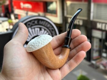 Okoume Calabash Meerschaum Pipe 10355