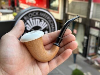 Okoume Calabash Meerschaum Pipe 10354