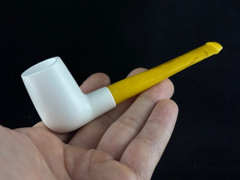 Billiard Meerschaum Pipe Translucent A++ 50011