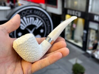 Dublin Meerschaum Pipe with Silver Band 102177