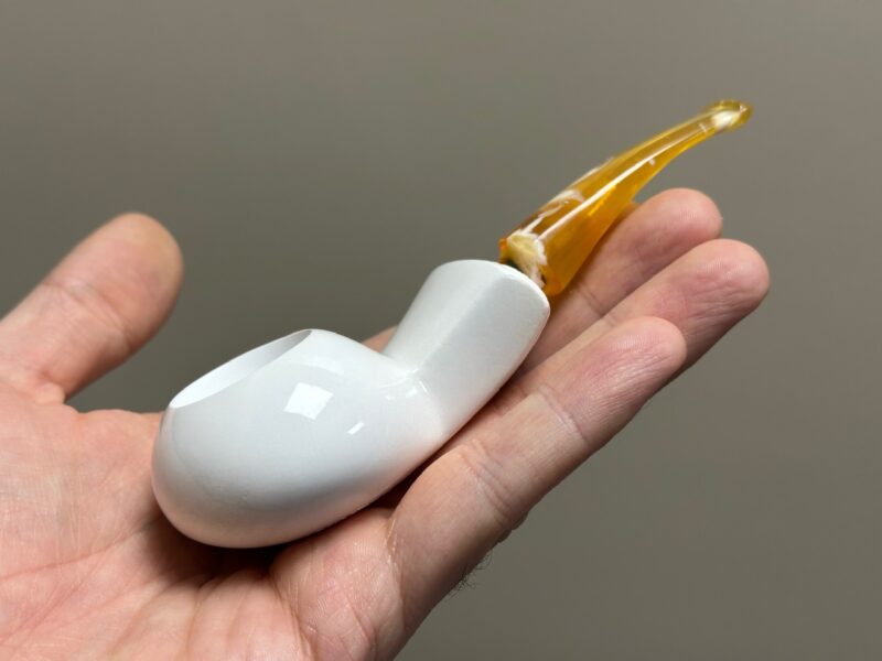 Tomato Meerschaum Pipe Translucent A+++ 20073