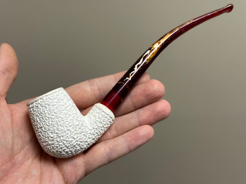 Brandy Churchwarden Meerschaum Pipe 20003