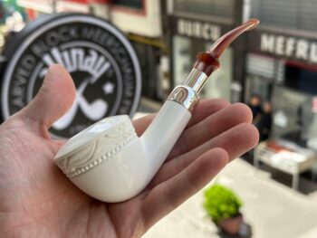 Dublin Silver Spigot Meerschaum Pipe 1032300