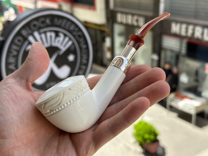 Dublin Silver Spigot Meerschaum Pipe 1032300